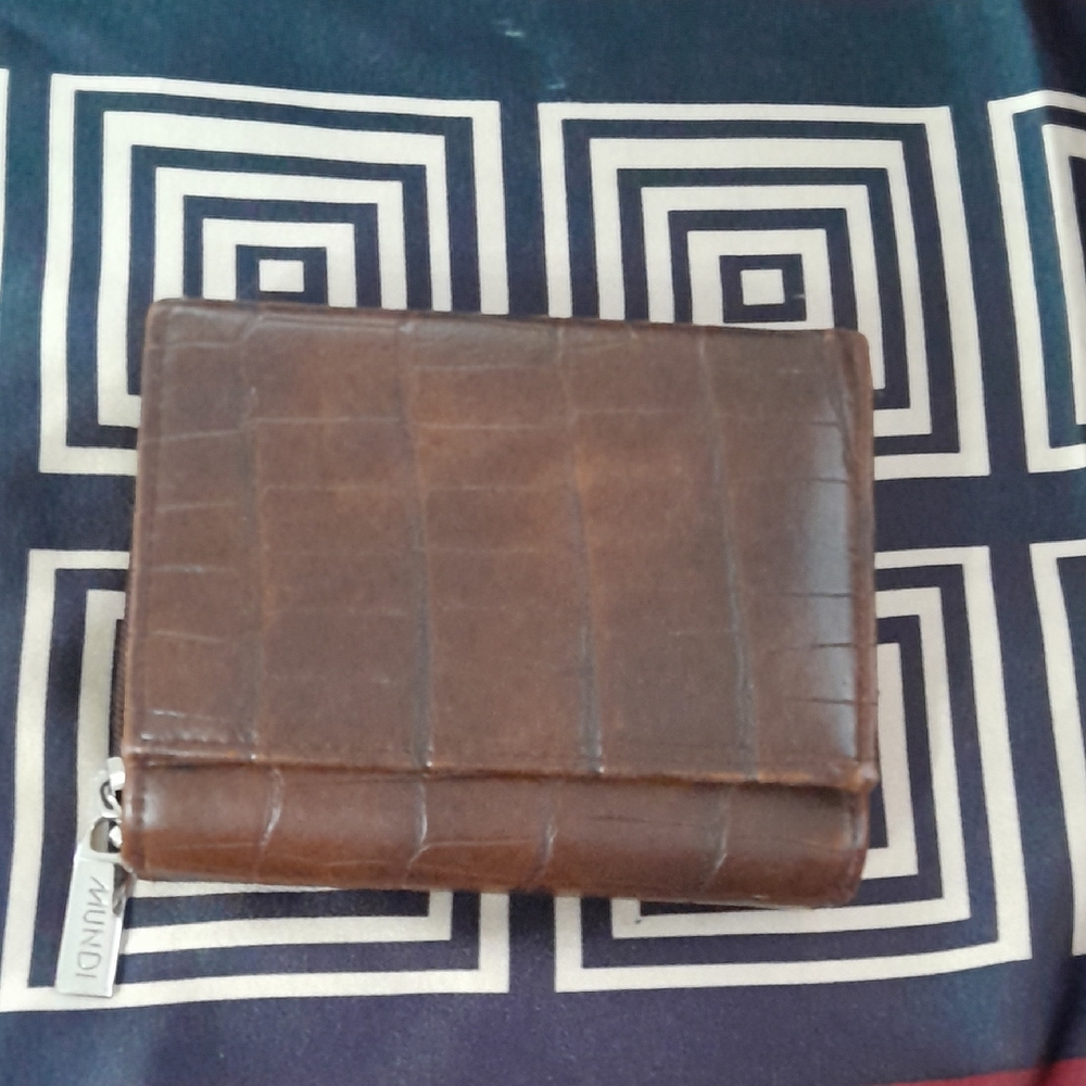 Mundi Brown Leather Wallet